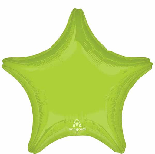 Vibrant Green Star Foil Balloon, 19 Inch