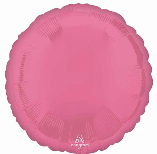 Vibrant Pink 18-Inch Round Foil Balloon