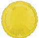 Vibrant Yellow 18" Round Foil Balloon