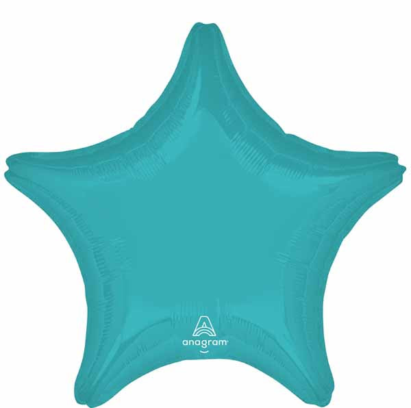 Vibrant Blue 19-Inch Star Foil Balloon