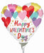 Heart on Hearts Valentine's Day 9-Inch Heart Foil Balloon