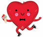 Happy Heart Guy 28-Inch Shaped Foil Balloon