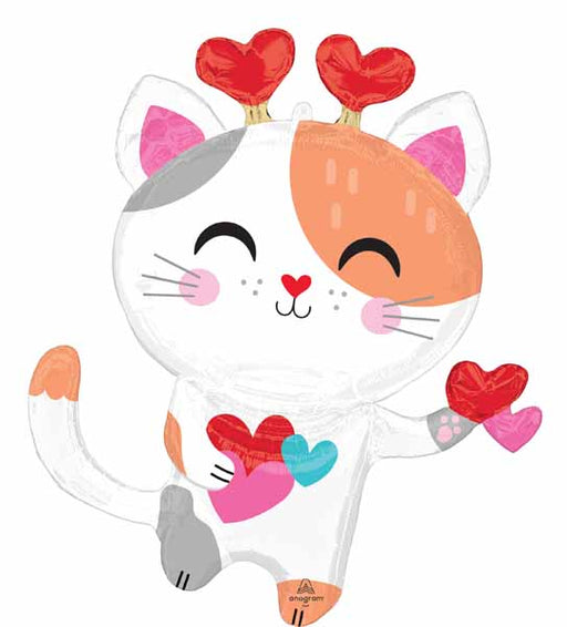 Purr-Fect Kitty 31-Inch Cat-Shaped Foil Balloon