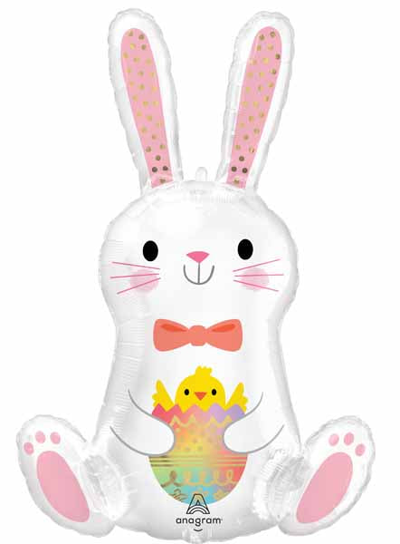 Bunny Love 33-Inch Easter Foil Balloon