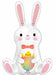 Bunny Love 33-Inch Easter Foil Balloon