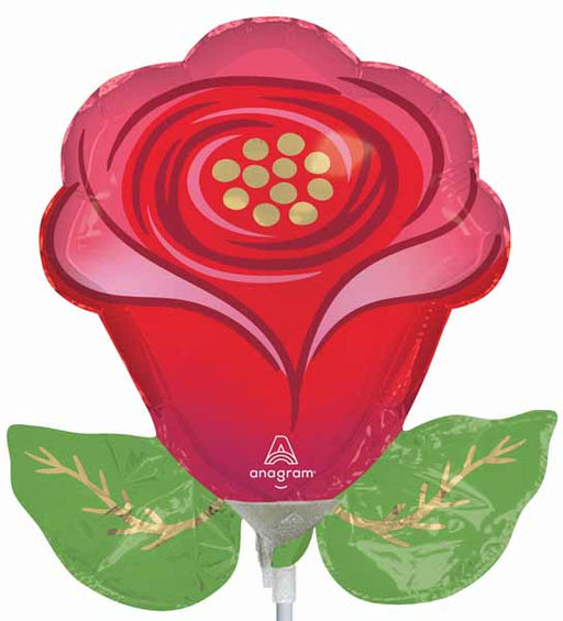 Sending Flowers Rose Mini Shape Foil Balloon