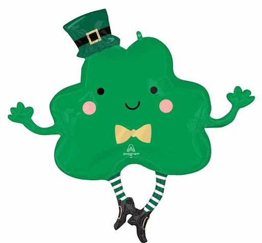 Lucky Charm Shamrock 34-Inch Foil Balloon