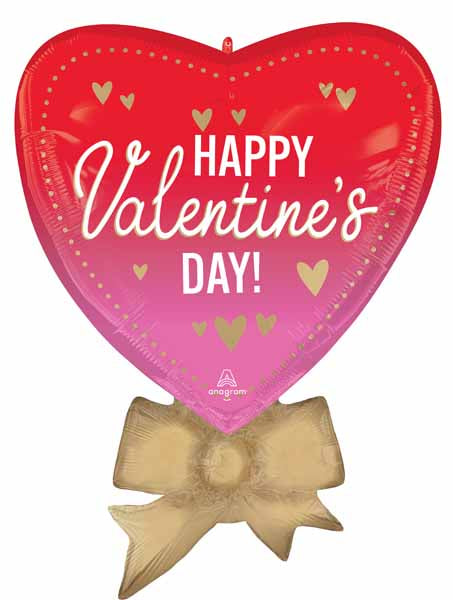 Better With Bows Valentine's Day Foil Balloon, 31 Inch
