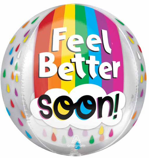 Feel Better Soon 16" Orbz XL Foil Balloon