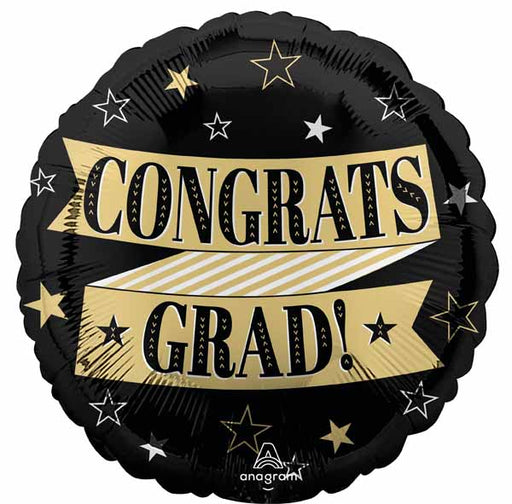 Congrats to the Grad 18" Round Foil Balloon