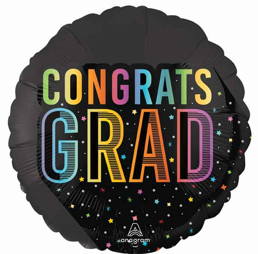 Cosmic Future Grad 18 Inch Round Foil Balloon