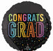 Cosmic Future Grad 18 Inch Round Foil Balloon