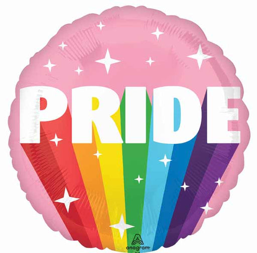 Burst of Pride 18 Inch Round Foil Graduation Balloon