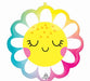 Happy Daisy 21-Inch Flower-Shaped Foil Balloon