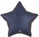True Navy Satin Star Foil Balloon, 19 Inch