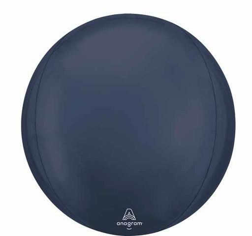 Satin True Navy 16-Inch Orbz Foil Balloon
