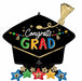 Grad Party Graduation Cap Foil Balloon, 26 Inch
