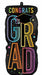 Satin Cosmic Future Grad 26" Foil Balloon