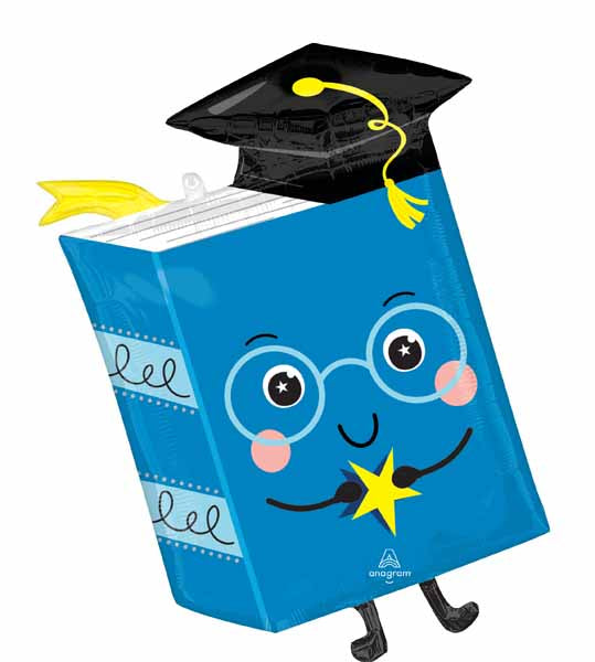 Dream Big Book 28-Inch Foil Balloon
