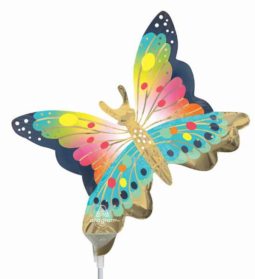 Vibrant Butterfly Mini Shape Foil Balloon