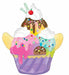 Here's the Scoop Sundae 26-Inch Foil Balloon