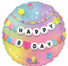 Friendship Happy Birthday Round Foil Balloon, 18 Inch