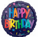Bold Birthday 18-Inch Round Balloon