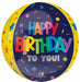 Bold Birthday 16-Inch Orbz Balloon
