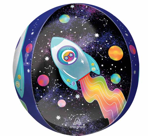Outer Space 16" Orbz Foil Balloon