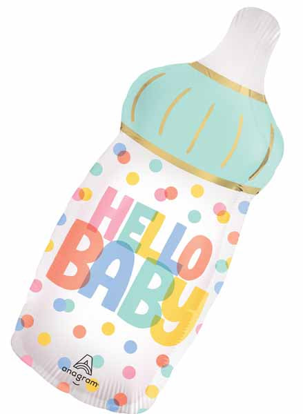 Modern Baby Bottle 28-Inch Shaped Balloon