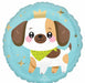 Kawaii Puppy 18-Inch Round Foil Balloon