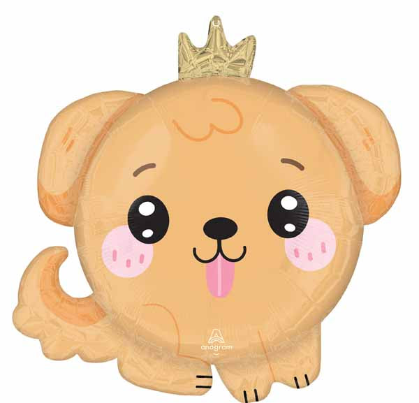 Kawaii Puppy 21-Inch Foil Balloon