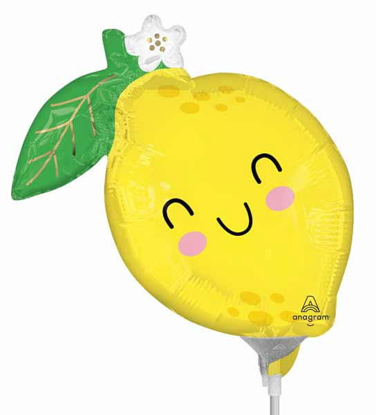 Food Friends Lemon Mini Shape Foil Balloon