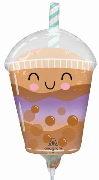 Boba Tea Mini Shape Foil Balloon