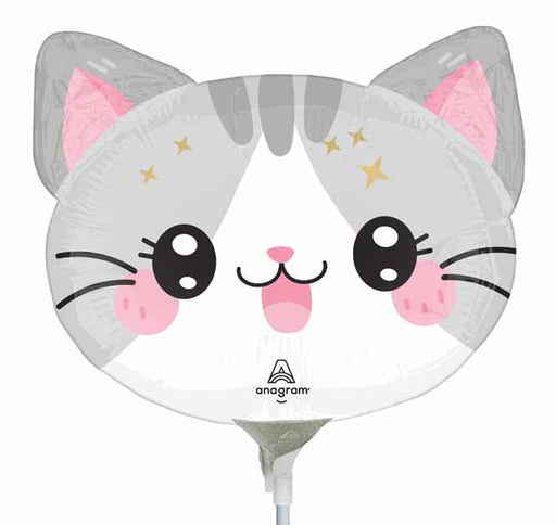 Kawaii Kitty Mini Shape Foil Balloon