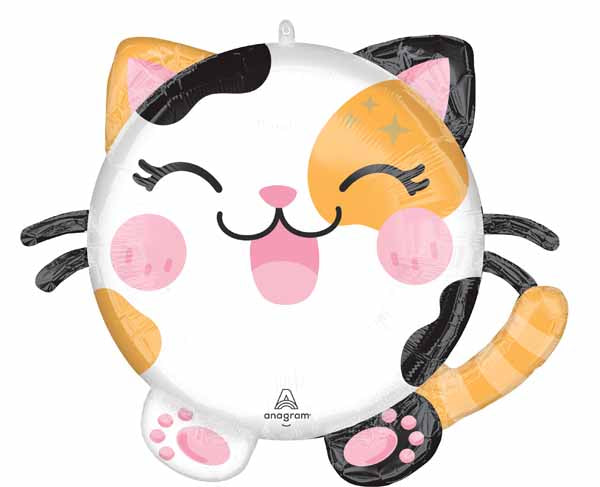 Kawaii Kitty 21-Inch Foil Balloon