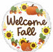 Welcome Fall 18" Round Foil Balloon