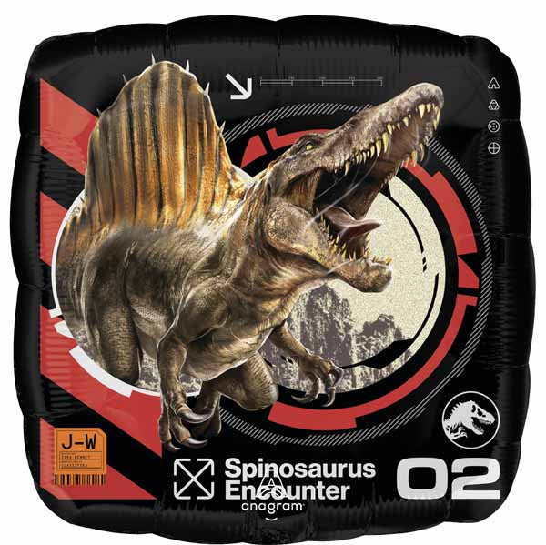 Jurassic World 18" Square Foil Balloon