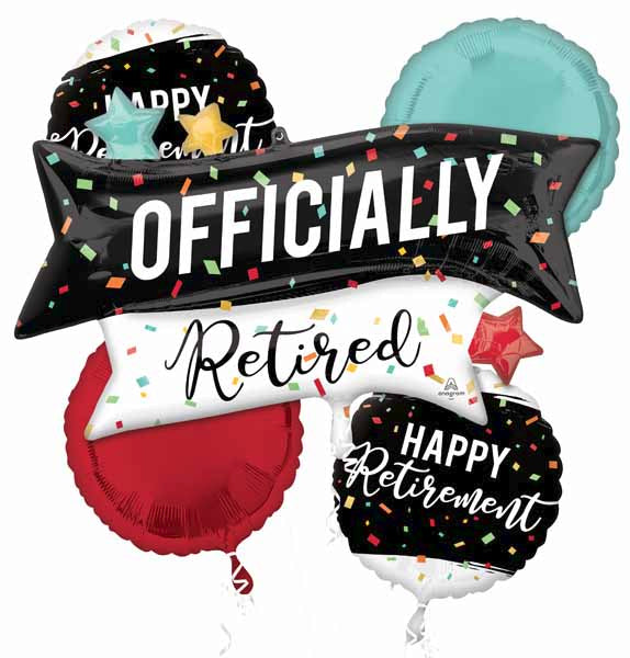 Retirement Foil Balloon Bouquet