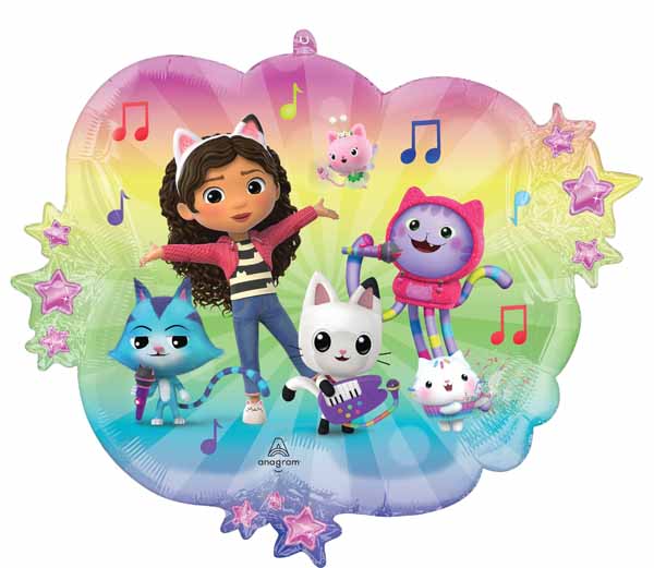 Gabby's Dollhouse 28-Inch Shaped Foil Balloon