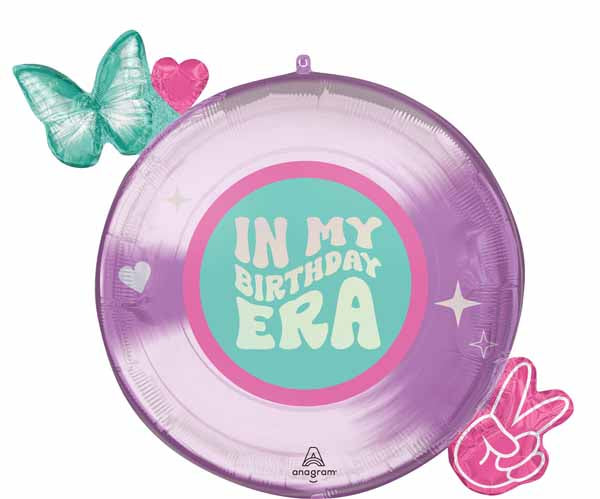 Pop Star Birthday 26-Inch Foil Balloon