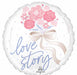 Tying the Knot 18-Inch Round Foil Wedding Balloon