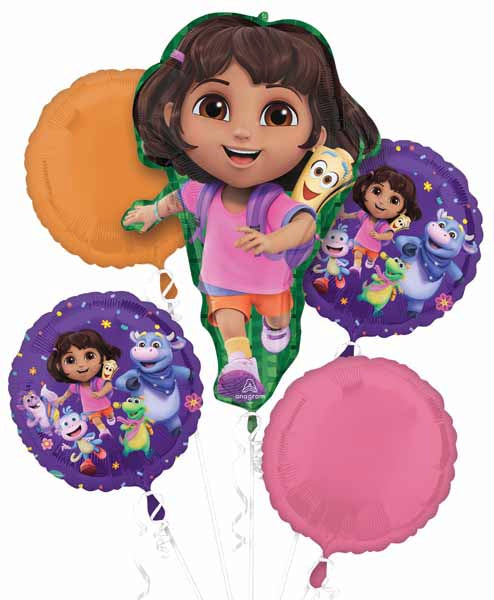 Dora the Explorer Foil Balloon Bouquet