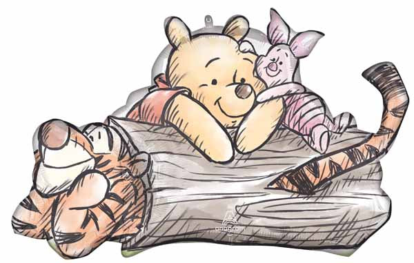 Winnie the Pooh 31-Inch Shaped Foil Balloon