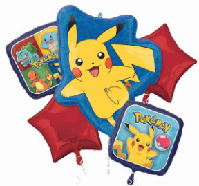 Pokémon Foil Balloon Bouquet