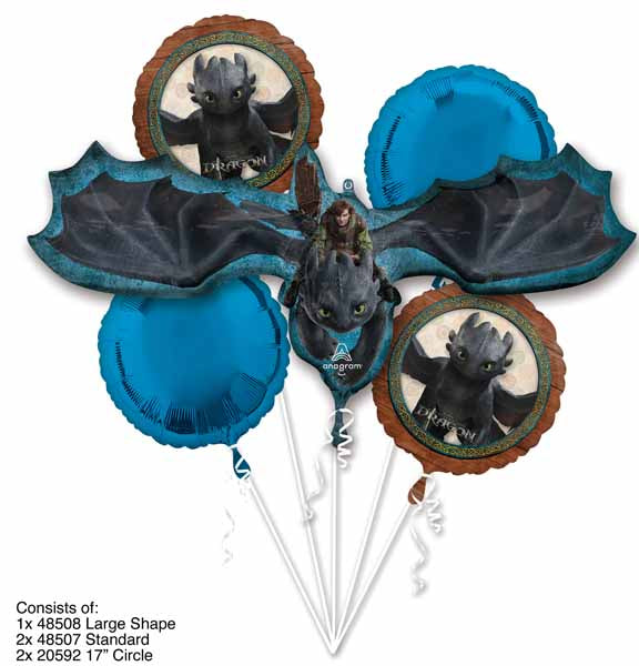 How to Train Your Dragon Foil Balloon Bouquet