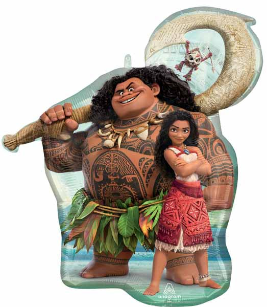 Disney Moana 2 Shaped Foil Balloon, 26 Inch