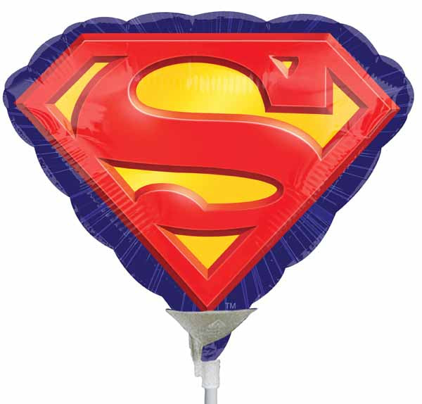 Superman Emblem Mini Shape Foil Balloon