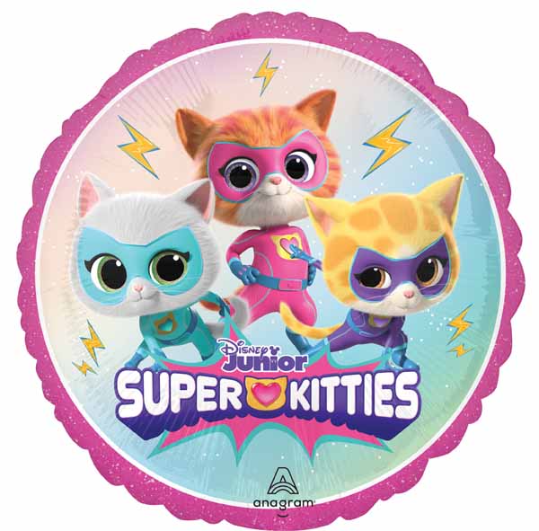 SuperKitties 18-Inch Round Foil Balloon