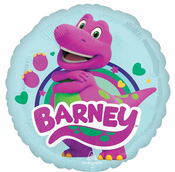 Barney 18-Inch Round Foil Balloon
